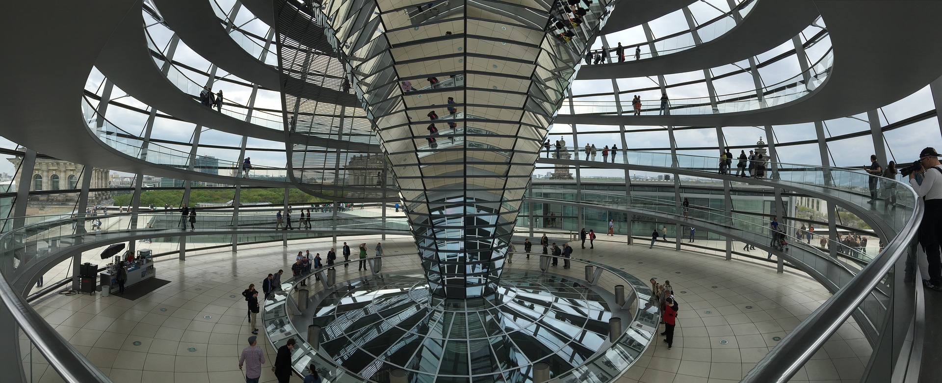 The Reichstag dome, Berlin, Germany