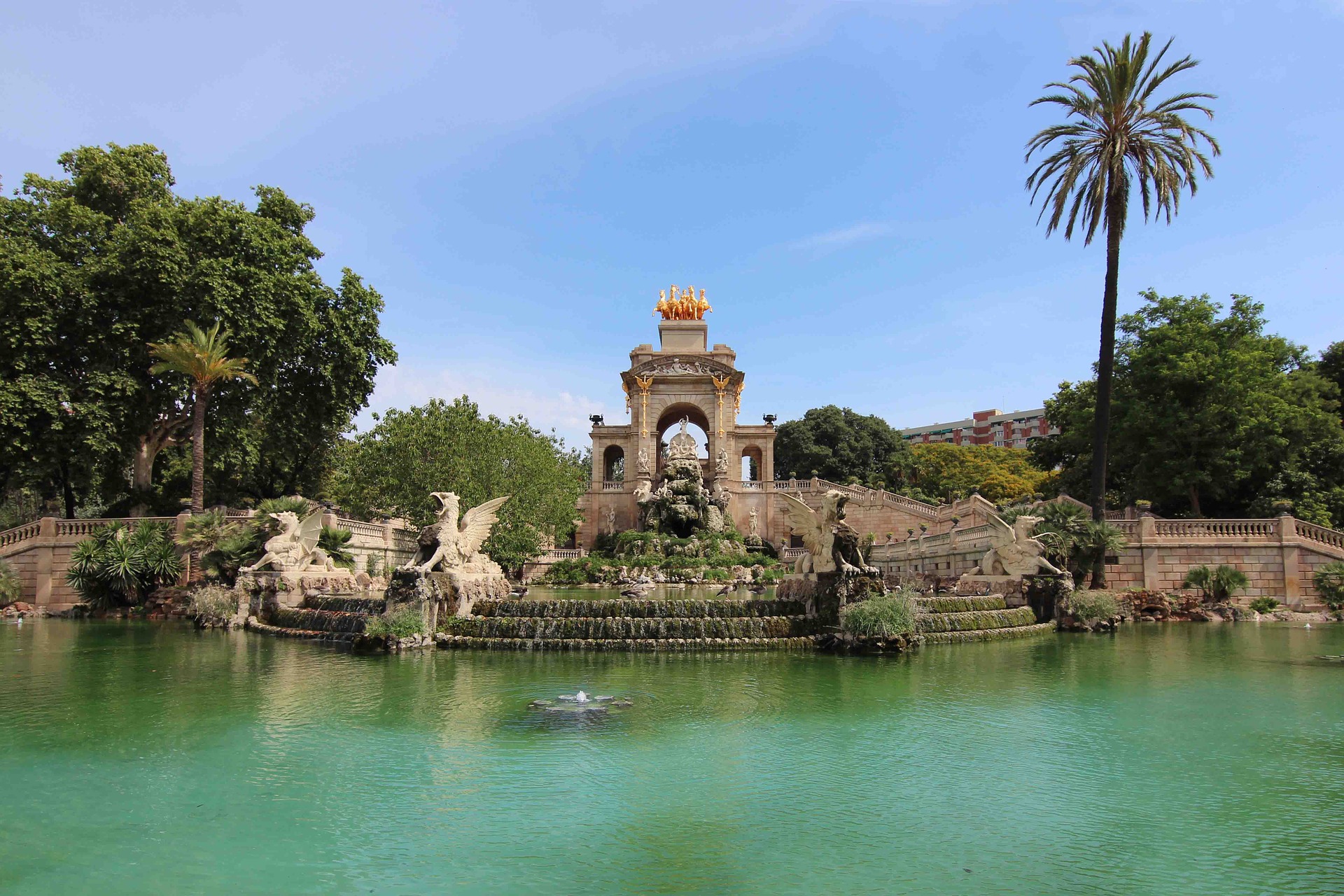 The Parc de la Ciutadella, Barcelona, Spain