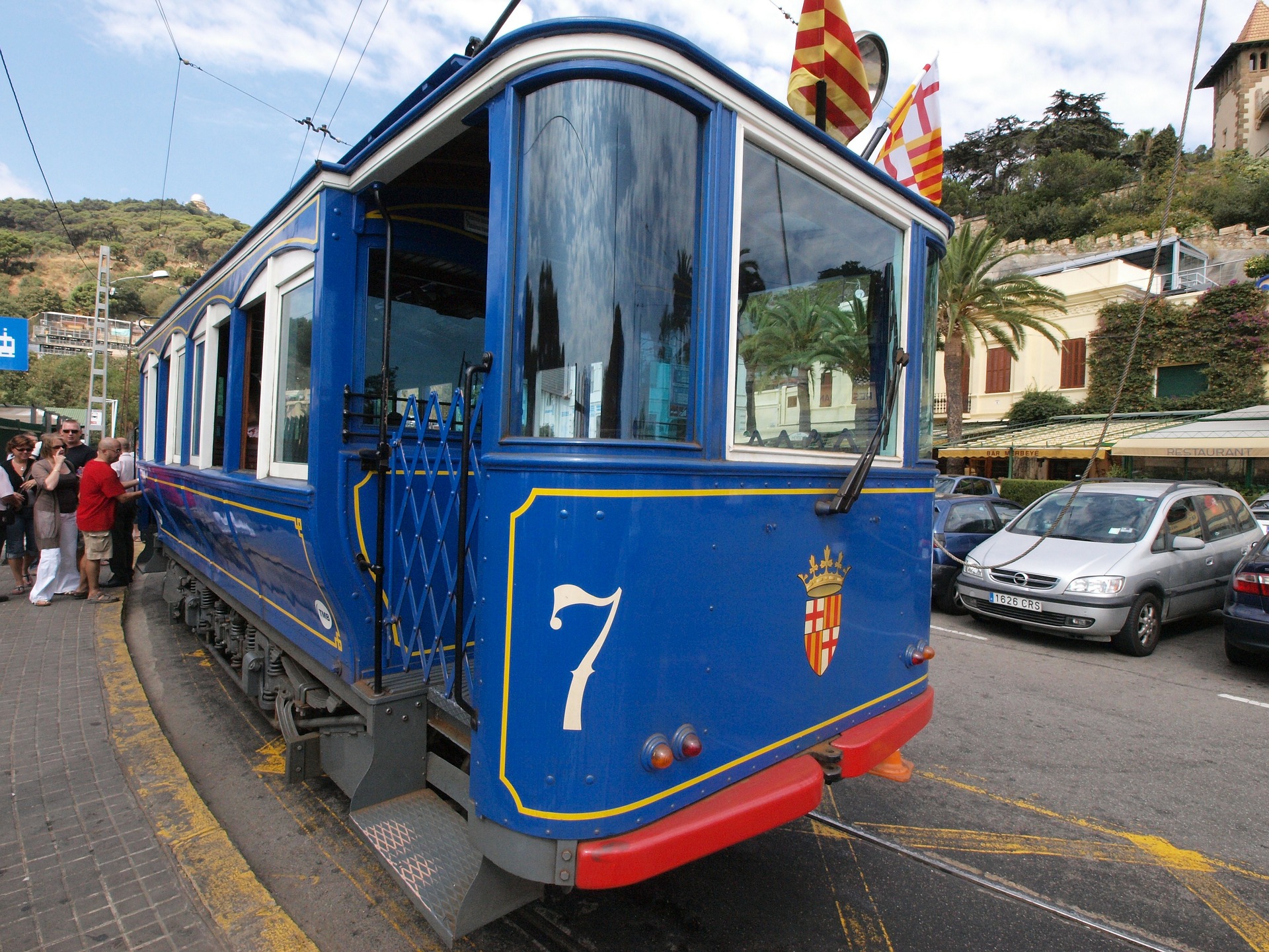 Tram in Barcelona, Spain