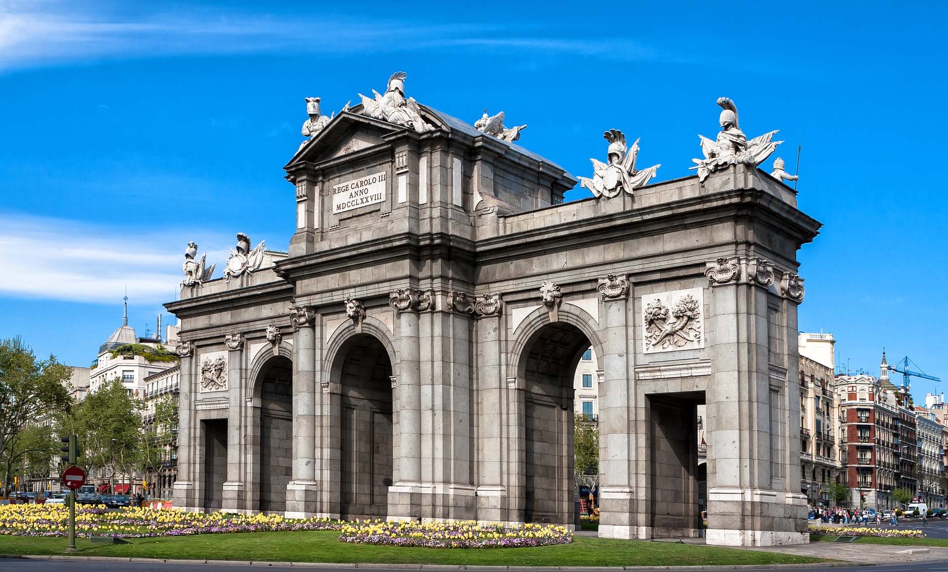 The Puerta de Alcalá, Madrid, Spain