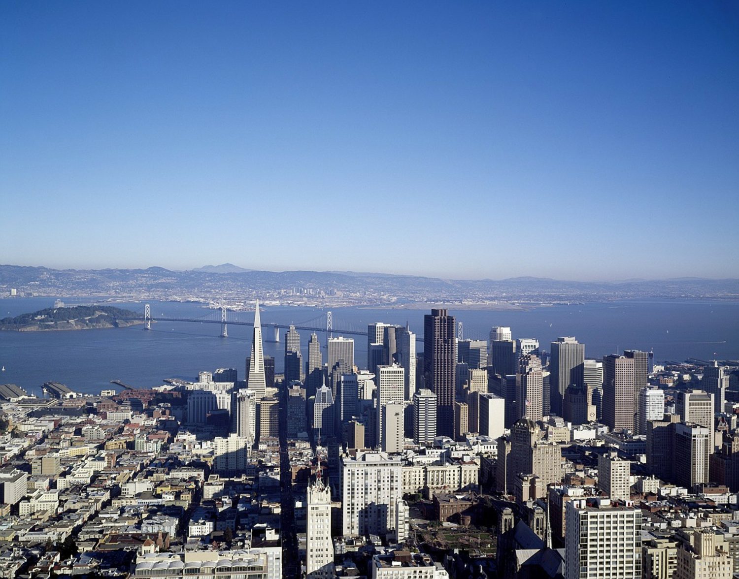 Aerial view of San Francisco, California