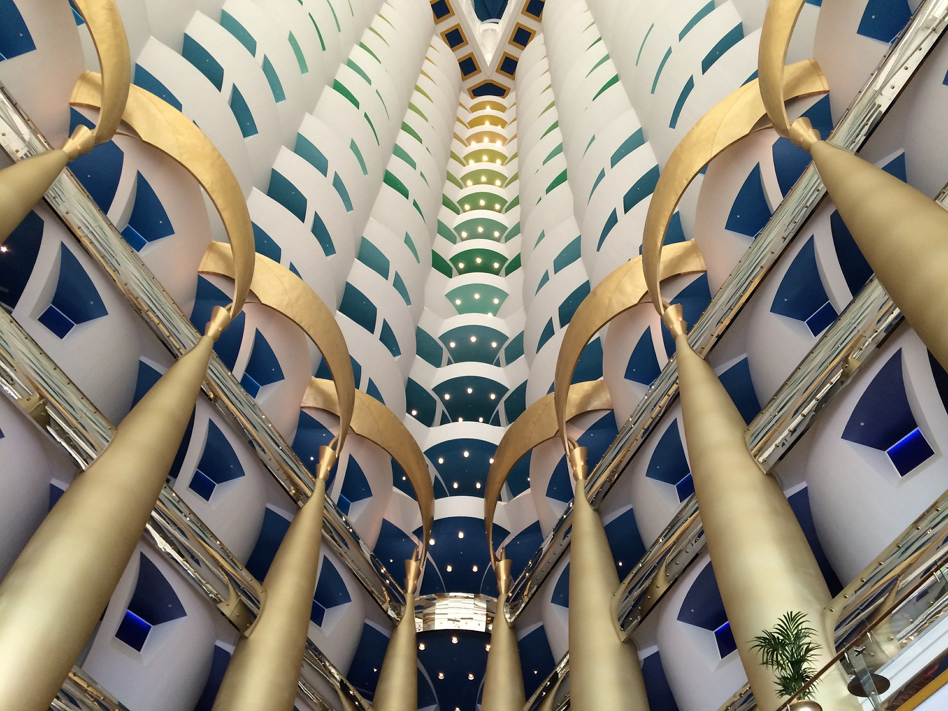 Burj al Arab Hotel lobby