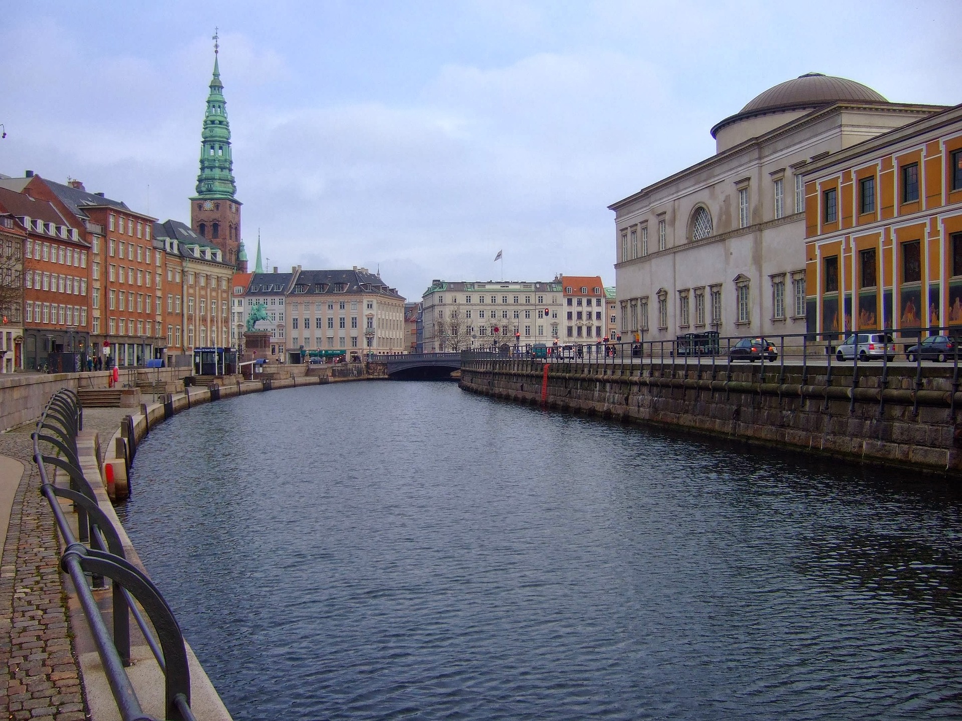 Canal in Nyhavn, Copenhagen, Denmark