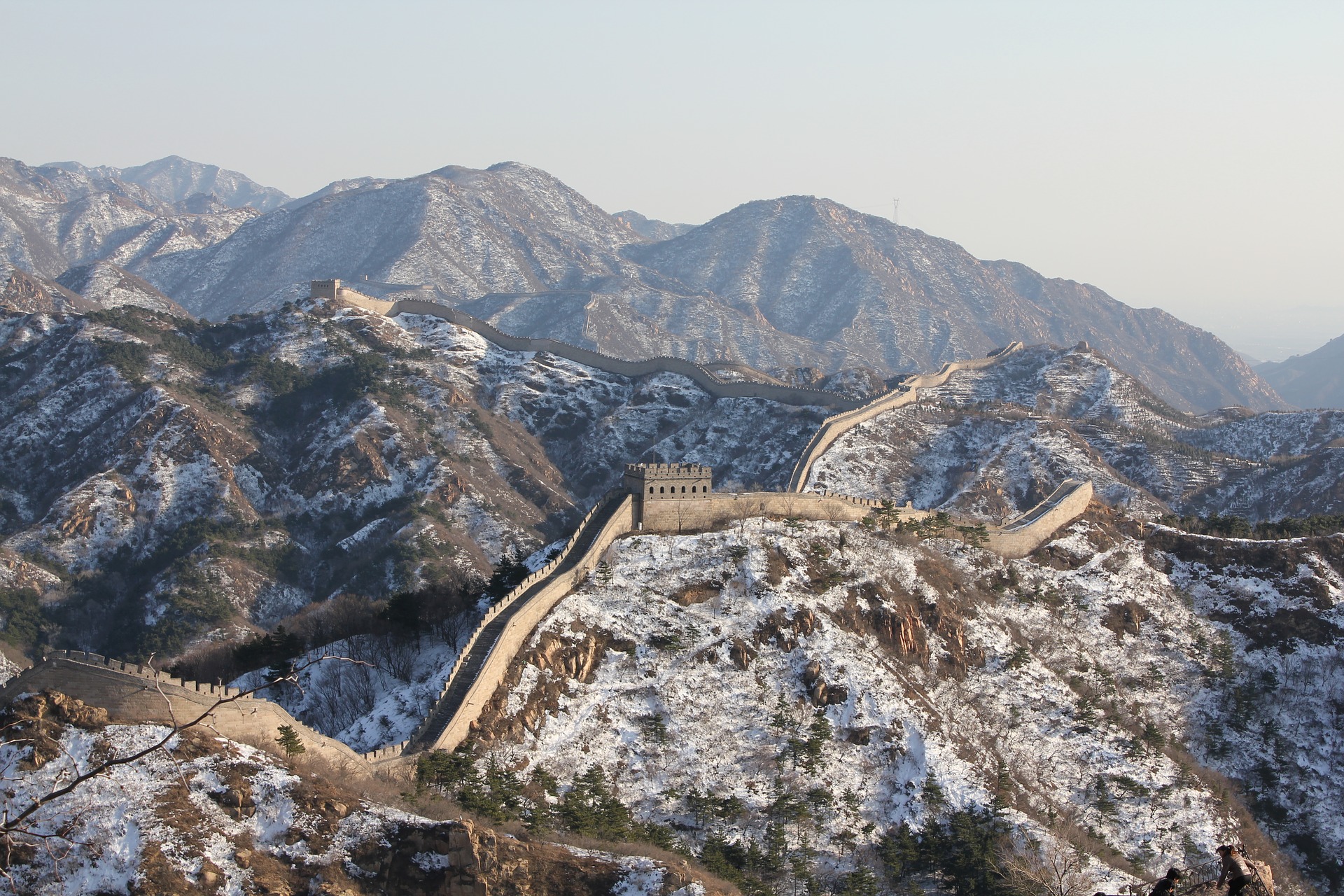 Great Wall of China in Winter