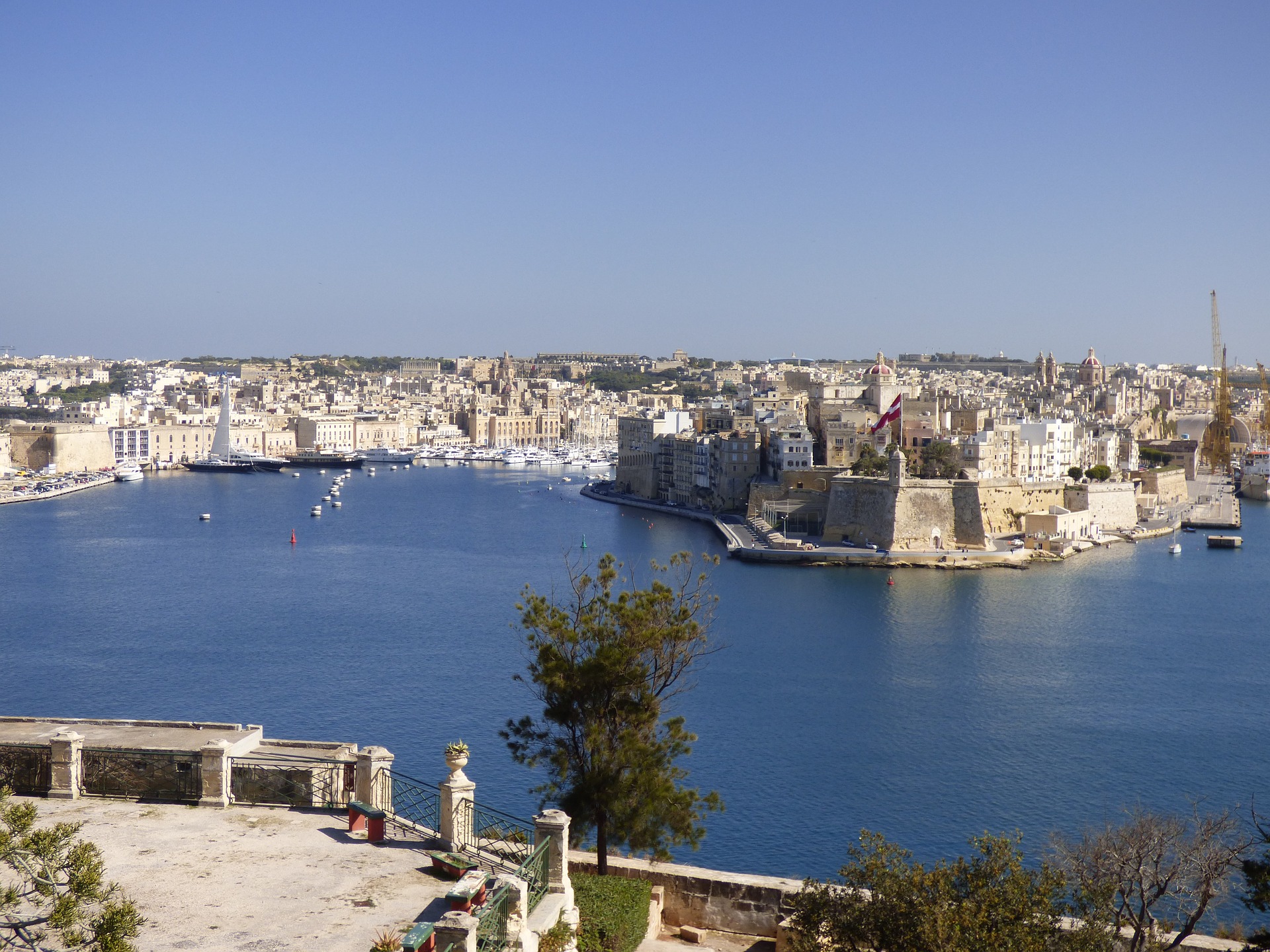 Harbour in Valletta, Malta
