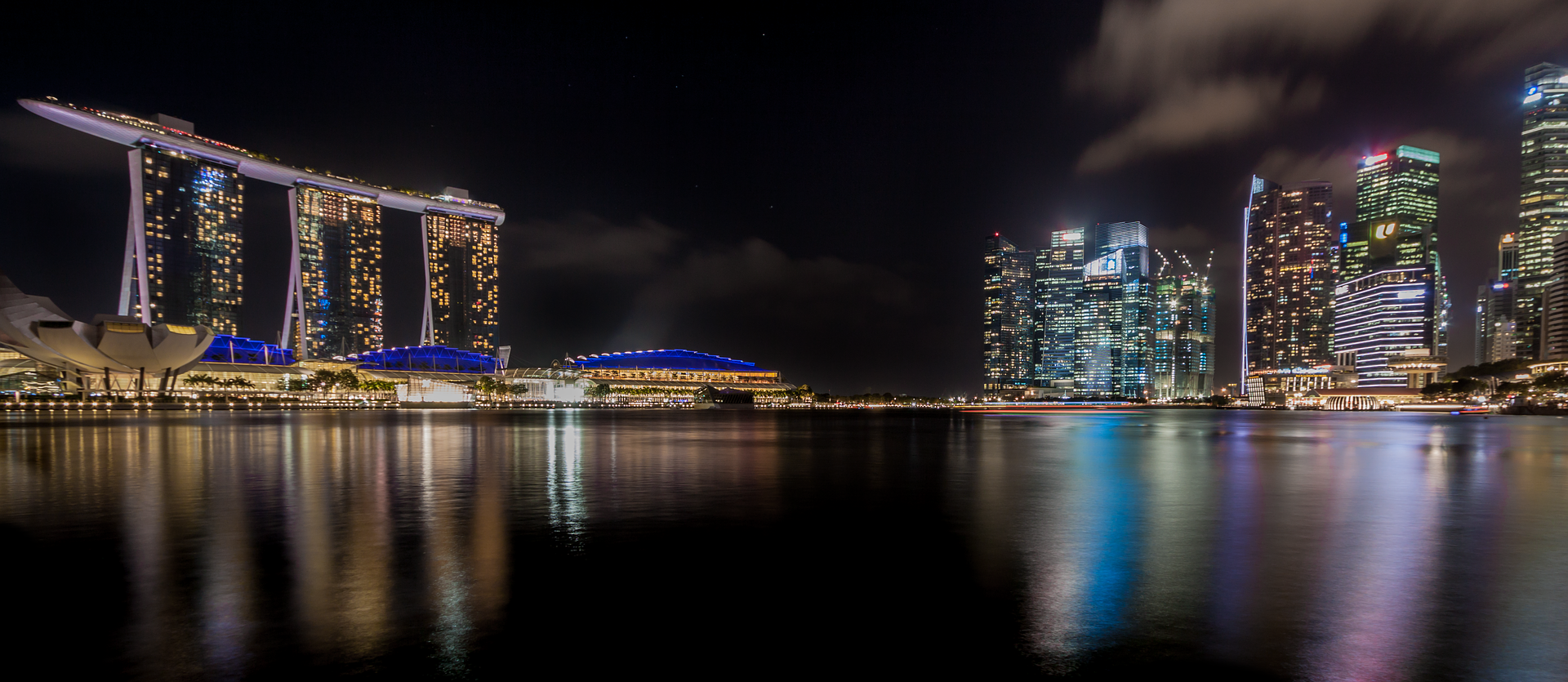 Singapore at night