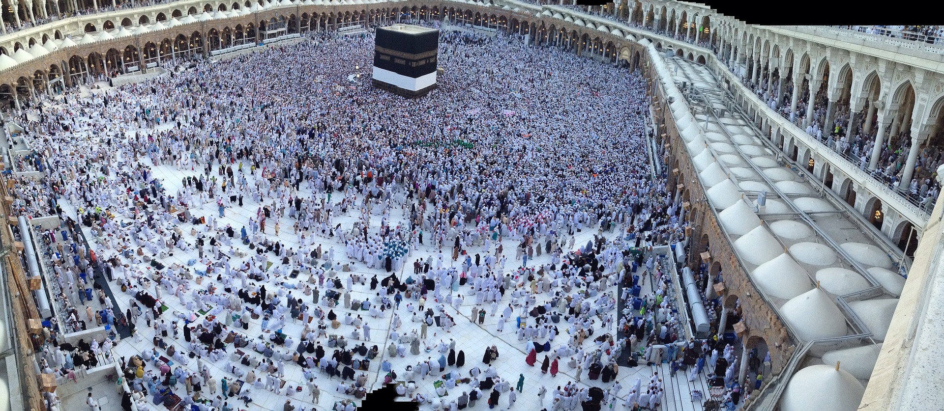 The Kaaba in Mecca, Saudi Arabia