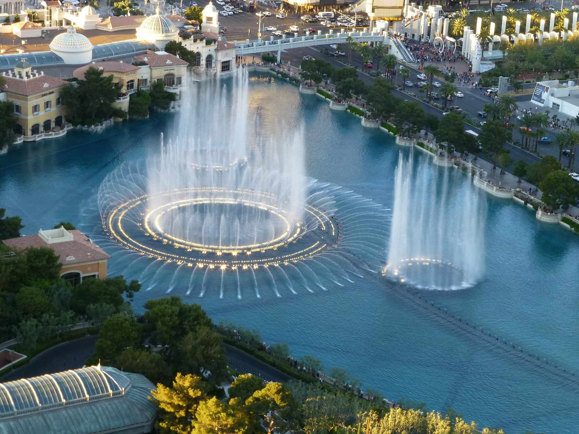 The Las Vegas Water Fountain