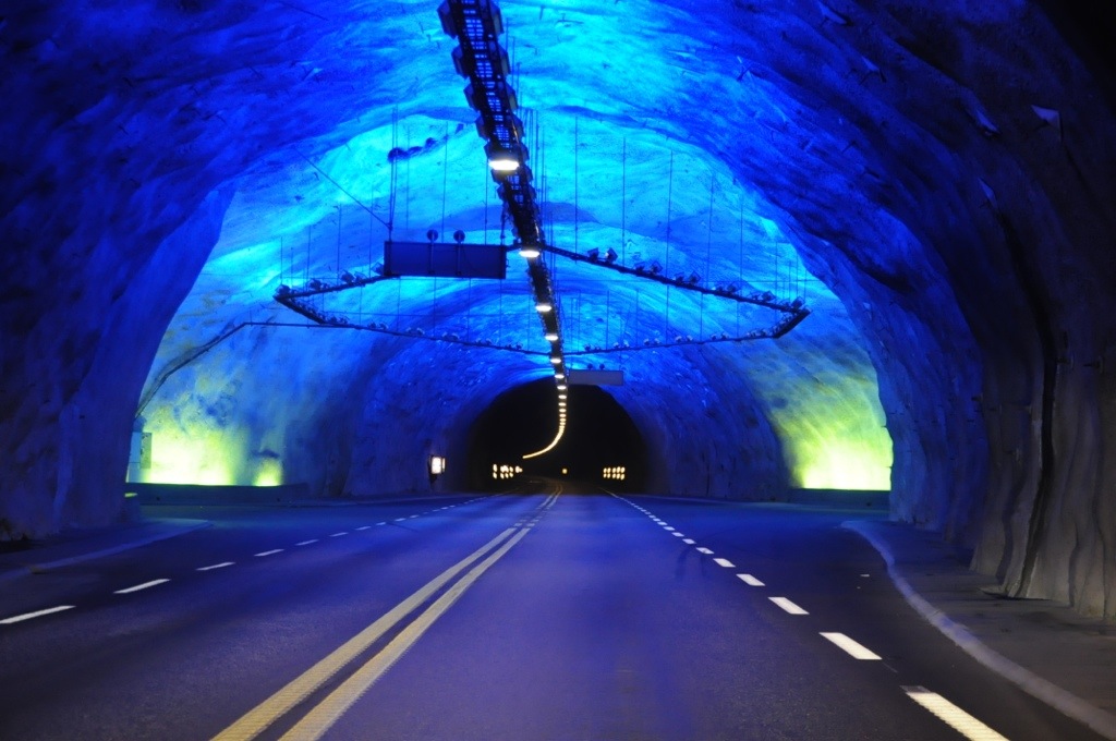 The Lærdal Tunnel, Norway