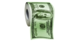 100 Dollar Bill Funny Novelty Printed Toilet Paper