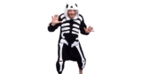Plush One Piece Cosplay Skeleton Animal Costume Unisex Pajamas