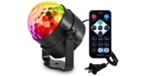 Aomees Party Lights Disco Ball With Sound Activated Modes