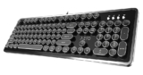 Azio MK Retro USB Typewriter Inspired Mechanical Keyboard