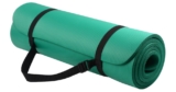 All Purpose Anti-Tear Exercise Yoga Mat with Carrying Strap