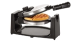 Classic Polished Stainless Steel Rotating Belgian Waffle Maker