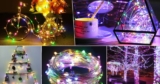 Colored Fairy Rope String LED Christmas Lights