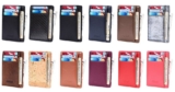 Kinzd Super Slim Genuine Leather Mens RFID Blocking Wallet
