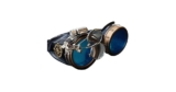 Steampunk Victorian Style Goggles with Compass Design
