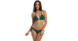 Zeraca Women’s Tie Side Bottom Triangle Bikini Swimsuit
