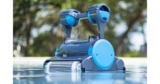 Robotic Pool Cleaner with Dual Scrubbing Brushes